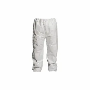 DUPONT TY350SWHSM005000 Disposable Pants, High-Density Polyethylene, Light Duty, Serged Seam, 50 PK | CP3XCQ 29EZ16