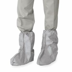 DUPONT TY454SWHLG0100SR Boot Cover, Tyvek, Knee, Includes Slip Resistant Sole, White, L, Dupont Tyvek 400 | CP3VCW 5WYD0