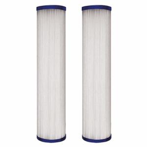 DUPONT WFPFC3002 Quick Connect Filter, 20 Micron, 5 Gpm, 10 Inch Height, 2 Inch Dia, Whole-House, 2 PK | CP3XDJ 25CA71