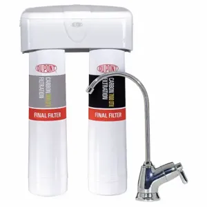 DUPONT WFQT273005 Water Filter System, 0.5 micron, 0.5 gpm, 500 gal, 11 3/4 Inch Heightt | CP3XGY 25CA77