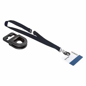 DURABLE 818701 ID Gripper, Tension Fit, Blank, Black, Blank, Plastic, 17 Inch Length, 1/4 Inch Width | CP3XJJ 461N78