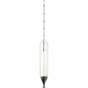 DURAC B61807-4000 Hydrometer, % Ethyl Alcohol Scale, 0.20% Scale Divisions, 75/95% Range | CP3XLE 9VPX5