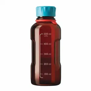 DURAN YOUTILITY 218864457 Bottle, 16 oz Labware Capacity, Type I Borosilicate Glass, Unlined, 4 Pack | CP3XNN 56HT61