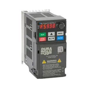 DURAPULSE GS21-20P5 General Purpose Drive, Enclosed, 230 VAC, 1/2Hp With 1-Phase Input, A3 Frame | CV7BCY