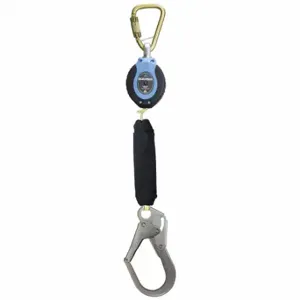 DURATECH 82909SC3 Self-Retracting Lifeline, 2 1/2 Inch Steel Rebar Hook Anchor, Harness Steel Carabiner | CP3XPZ 794D17