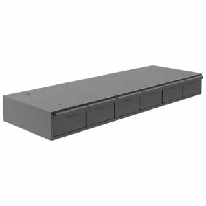 DURHAM MANUFACTURING 002-95 Drawer Cabinet, 6 Drawer, Depth 11-5/8 Inch, Gray | AC9VPN 3KP94