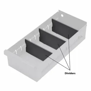 DURHAM MANUFACTURING 010-95 Cabinet Divider, 12 Pack | AF4EYV 8UL56