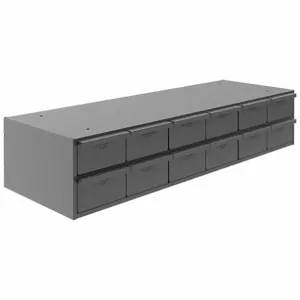 DURHAM MANUFACTURING 013-95 Drawer Cabinet, 12 Drawer, Depth 11-5/8 Inch, Gray | AB4EQH 1XHJ9