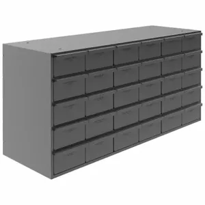 DURHAM MANUFACTURING 014-95 Drawer Cabinet, 30 Drawer, Depth 11-5/8 Inch, Gray | AB4EQJ 1XHK1