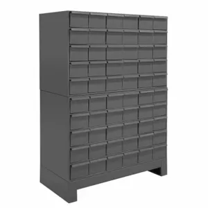 DURHAM MANUFACTURING 025-95 Drawer Cabinet, 60 Drawer, Depth 12-1/4 Inch, Gray | AC9LGR 3HFK3