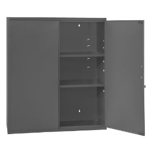 DURHAM MANUFACTURING 061-95-ADJFS Storage Cabinet, Wall Mount, 3 Shelf, Size 26-5/8 x 11-7/8 x 30 Inch | CF6JCX