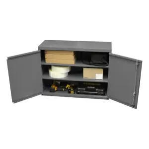 DURHAM MANUFACTURING 071SD-95 Storage Cabinet, Wall Mount, 3 Shelf, Size 29-7/8 x 13-11/16 x 27 Inch | CF6JDA