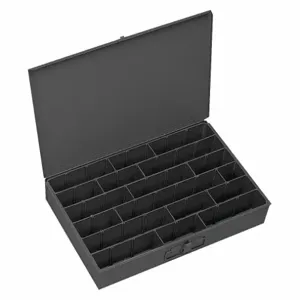 DURHAM MANUFACTURING 099-95 Adjustable Compartment Box, Size 18 x 12 x 3 Inch, Steel | CF6JDD