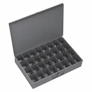 DURHAM MANUFACTURING 107-95 Compartment Box, 32 Opening, Size 18 x 12 x 3 Inch, Steel | CF6JFD