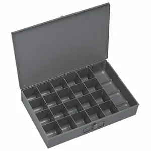 DURHAM MANUFACTURING 109-95-D570 Compartment Box, 21 Compartment, Size 18 x 12 x 3 Inch | AC9VQB 3KR06