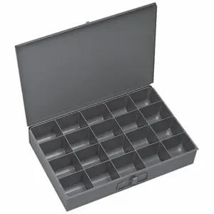 DURHAM MANUFACTURING 111-95-D569 Compartment Box, 20 Compartment, Size 18 x 12 x 3 Inch | AC9VQA 3KR05