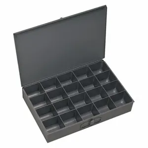 DURHAM MANUFACTURING 111-95 Compartment Box, 20 Opening, Size 18 x 12 x 3 Inch, Steel | CF6JFN