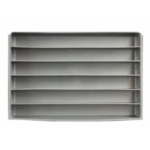 DURHAM MANUFACTURING 124-95-06/HOR-IND Horizontal Compartment Insert, Large, 6 Divider, Polypropylene | CF6JGK