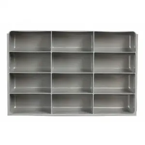 DURHAM MANUFACTURING 124-95-12-IND Compartment Insert, Large, 12 Divider, Polypropylene | CF6JGM