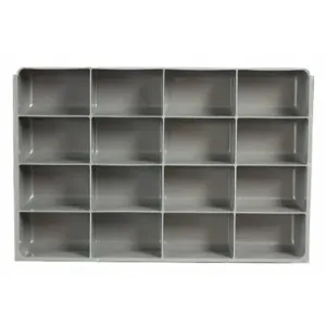 DURHAM MANUFACTURING 124-95-16-IND Compartment Insert, Large, 16 Divider, Polypropylene | CF6JGN