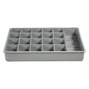 DURHAM MANUFACTURING 124-95-21-IND Compartment Insert, Large, 21 Divider, Polypropylene | CF6JGQ