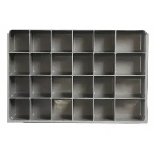 DURHAM MANUFACTURING 124-95-24-IND Compartment Insert, Large, 24 Divider, Polypropylene | CF6JGR