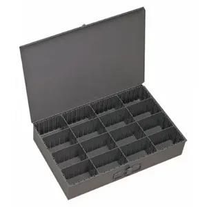 DURHAM MANUFACTURING 131-95-RSC-IND Adjustable Compartment Box, Individual, Gray | CF6JHE