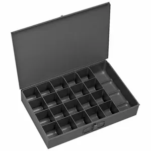 DURHAM MANUFACTURING 204-95-D940 Compartment Box, 21 Compartment, Size 9-1/4 x 13-3/8 Inch | AE4KFU 5LE84