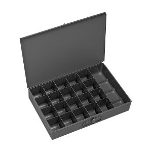 DURHAM MANUFACTURING 204-95 Compartment Box, Small, 21 Opening, Steel | CF6JHX