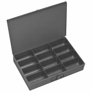 DURHAM MANUFACTURING 211-95-D937 Compartment Box, 12 Compartment, Size 9-1/4 x 13-3/8 Inch | AE7QUY 6A272