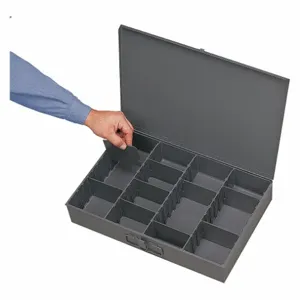 DURHAM MANUFACTURING 215-95 Compartment Box, Small, Adjustable, Steel | CF6JJG