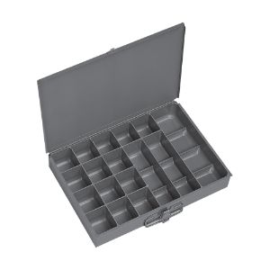 DURHAM MANUFACTURING 227-95 Compartment Box, Small, 17 Opening, Steel | CF6JJY