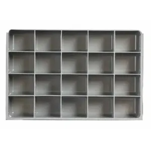 DURHAM MANUFACTURING 229-95-20-IND Compartment Insert, Small, 20 Divider, Polypropylene | CF6JKE