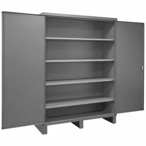 DURHAM MANUFACTURING 2506-4S-95 Shelf Cabinet, 4 Adjustable Shelf, 16 Gauge, Size 60 x 84 Inch | AA7MQJ 16D685