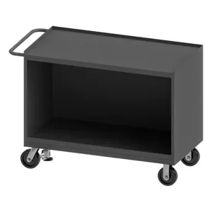 DURHAM MANUFACTURING 3410-FL-95 Mobile Bench Cabinet, No Door, Size 24-1/4 x 54-1/8 x 37-3/4 Inch | CF6JNM