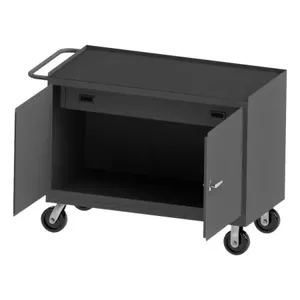 DURHAM MANUFACTURING 3413-RM-95 Mobile Bench Cabinet, Mat, 1 Drawer, Size 54-1/8 x 24-1/4 x 37-3/4 Inch | CF6JNX