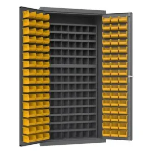 DURHAM MANUFACTURING 3501-DLP-72/40B-96-95 Cabinet, 96 Bin, Size 36 x 72 Inch | AD2GFK 3PAT1