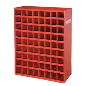 DURHAM MANUFACTURING 363-17-S1156 Bin Unit, 72 Bin, Size 33-3/4 x 12 x 42 Inch, Red | AE4CHW 5JEM3