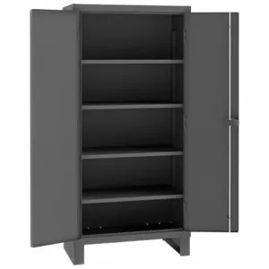 DURHAM MANUFACTURING 3702-4S-95 Storage Cabinet, 4 Adjustable Shelf, 14 Gauge, Size 36 x 78 Inch | AC6JRM 34A982