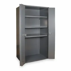 DURHAM MANUFACTURING 3951-3S-95 Space Saving Cabinet, 3 Adjustable Shelf, 14 Gauge, Size 36 x 24 x 72 Inch | AD2FLY 3NYK1