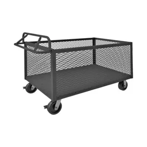 DURHAM MANUFACTURING 4STE-EX-2436-95 Mesh Box Truck, 4 Sided, Erognomic Handle, Size 36 x 24 Inch | CF6JXE