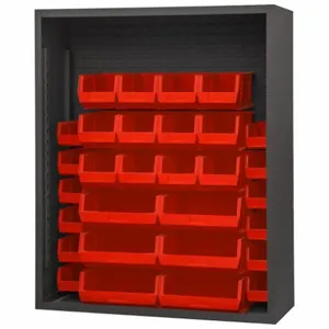 DURHAM MANUFACTURING 5006-30-1795 Enclosed Shelving, Size 18 x 48 x 60 Inch, Red | AH6RQP 36FA59