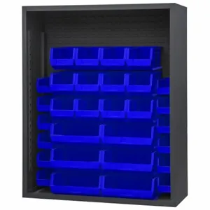 DURHAM MANUFACTURING 5006-30-5295 Enclosed Shelving, Size 18 x 48 x 60 Inch, Blue | AH6RQQ 36FA60