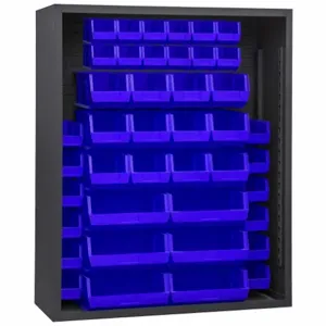 DURHAM MANUFACTURING 5007-42-5295 Enclosed Shelving, Size 18 x 48 x 72 Inch, Blue | AH6RQU 36FA63