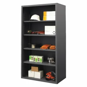 DURHAM MANUFACTURING 5011-4S-95 Enclosed Shelving, 4 Shelf, 12 Gauge, Size 36 x 24 x 72 Inch | CF6JYF