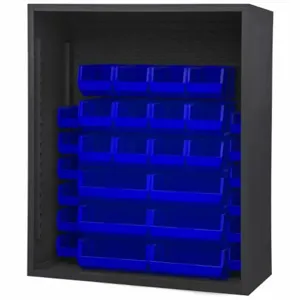 DURHAM MANUFACTURING 5014-30-5295 Enclosed Shelving, Size 24 x 48 x 60 Inch, Blue | AH6RRD 36FA72