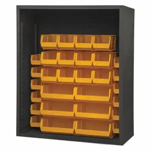 DURHAM MANUFACTURING 5014-30-95 Enclosed Shelving, Size 24 x 48 x 60 Inch, Yellow | AH6RRE 36FA73