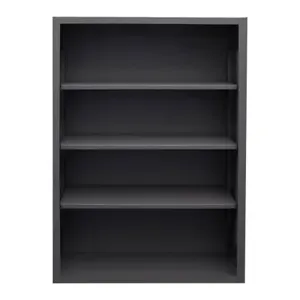 DURHAM MANUFACTURING 5014-3S-95 Enclosed Shelving, 3 Shelf, 12 Gauge, Size 48 x 24 x 60 Inch | CF6JYG