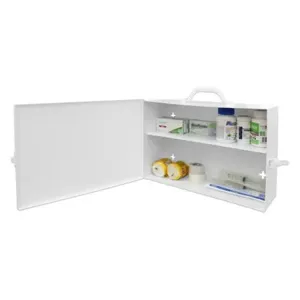 DURHAM MANUFACTURING 532-43 First Aid Cabinet, Swing Out Door, 2 Shelf | CF6JZB