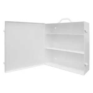 DURHAM MANUFACTURING 534-43 First Aid Cabinet, 2 Shelf, White | CF6JZD